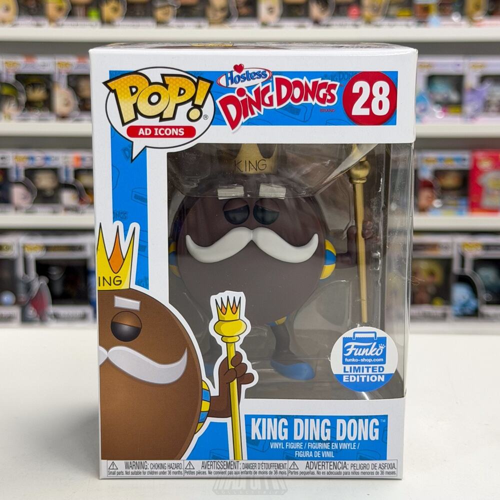 Funko Pop Ad Icons Hostess King Ding Dong Excl 28 Mascot Chocolate Vinyl Figure